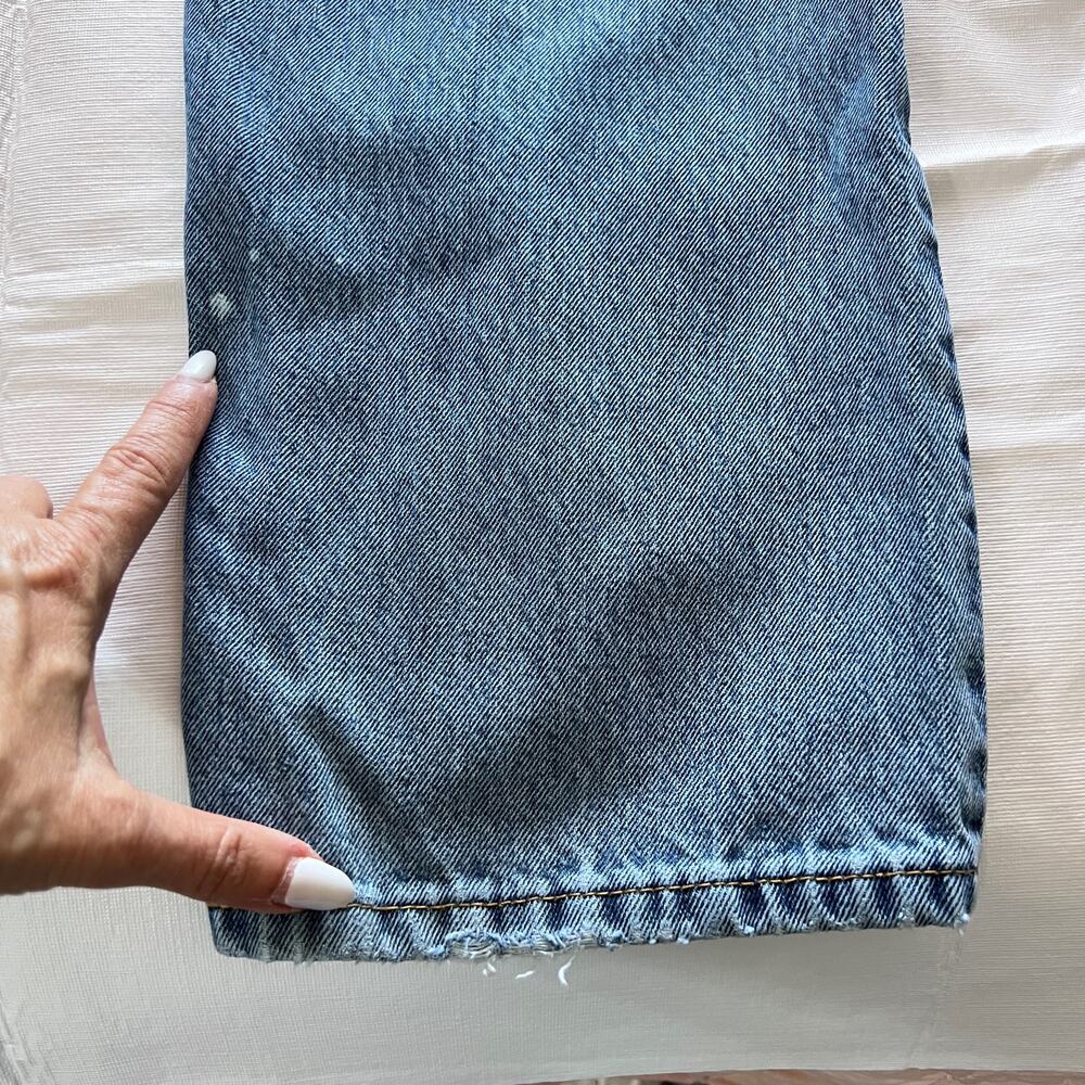 Levi's Regular Fit Jeans Men’s 505 100% Cotton Flat Front Size 38 x 32 - Picture 10 of 12